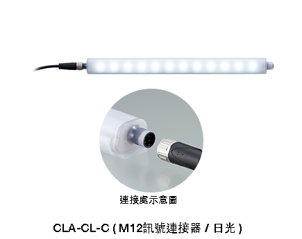 LED機台專用照明燈 –高耐用性與符合衛生的設計 CLA-02