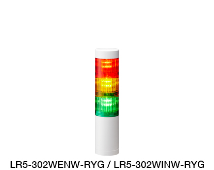 Φ50 LED信號燈（支援 Ethernet / EtherNet/IP 控制） LR5-LAN 系列