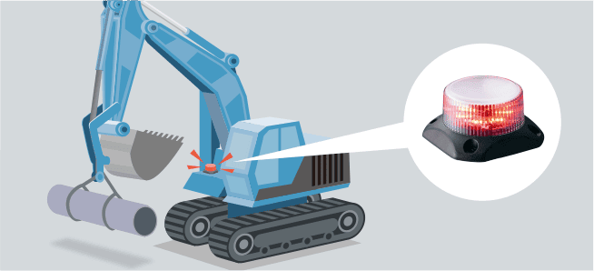 工程機械的過載預防指示