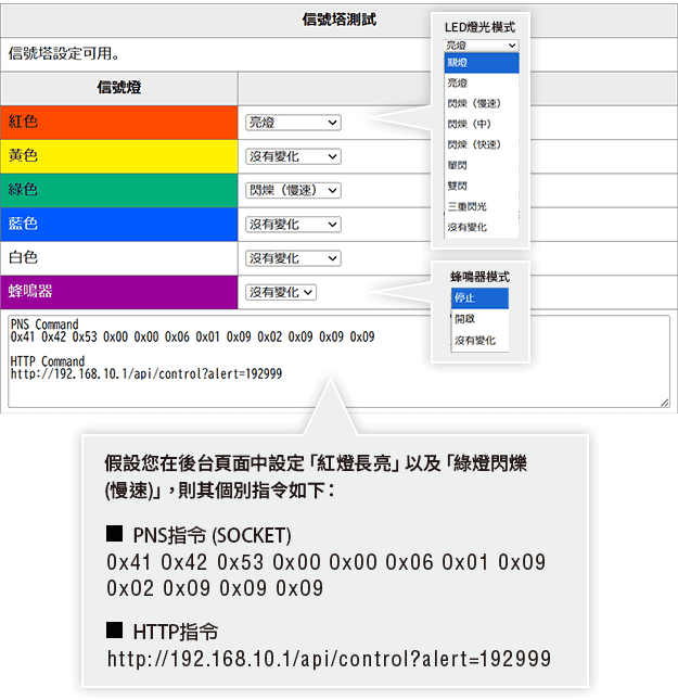 信號燈控制軟體畫面